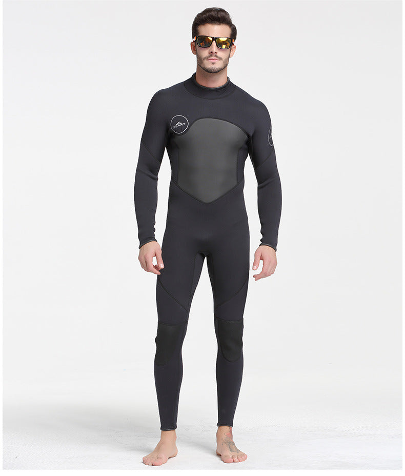 Bộ Bơi Liền Nam Giữ Nhiệt Dày Wetsuit 1.5mm Sbart Đen - ProSwim.vn