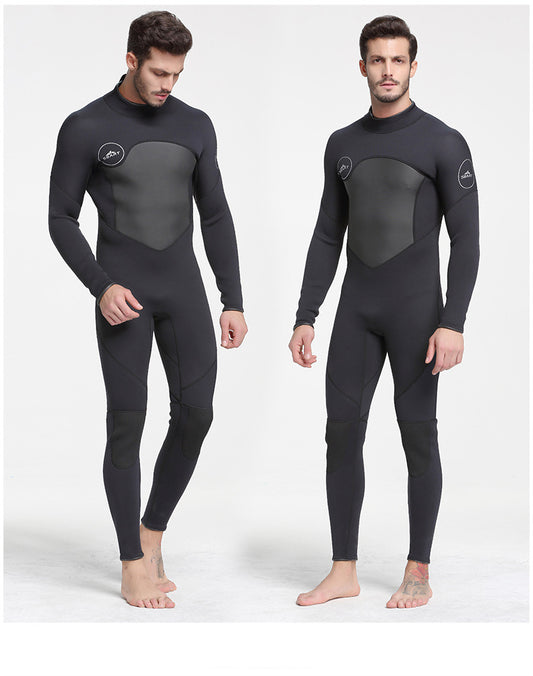 Bộ Bơi Liền Nam Giữ Nhiệt Dày Wetsuit 3mm Sbart 1070 Đen - ProSwim.vn