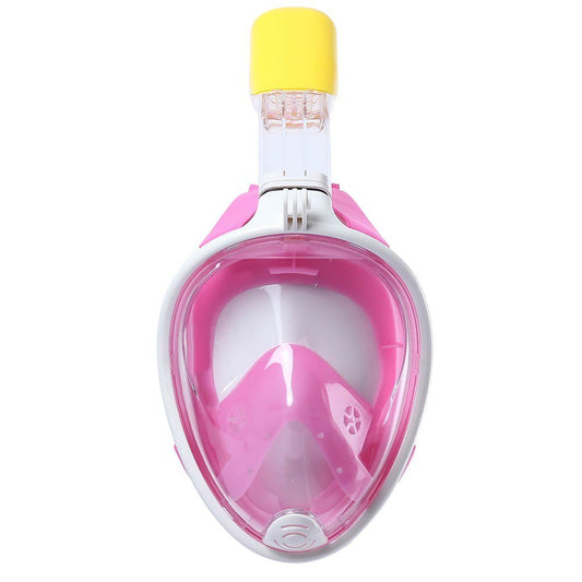 Kính Lặn FullFace Hồng Có Ngàm Gắn Camera - ProSwim.vn