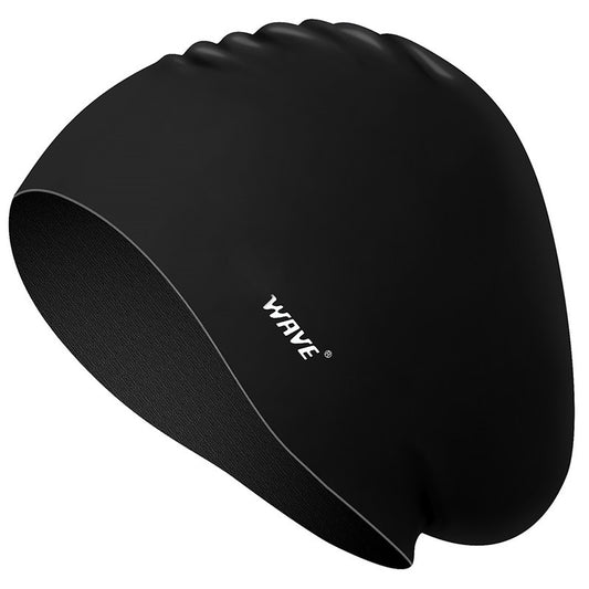 Mũ Bơi Cho Tóc Dài Chất Liệu Silicone Mềm WAVE C011