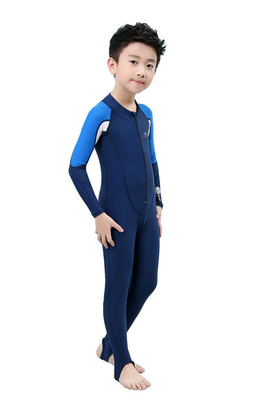 Bộ Bơi Bé Trai Dài Kín Xanh Tím - ProSwim.vn