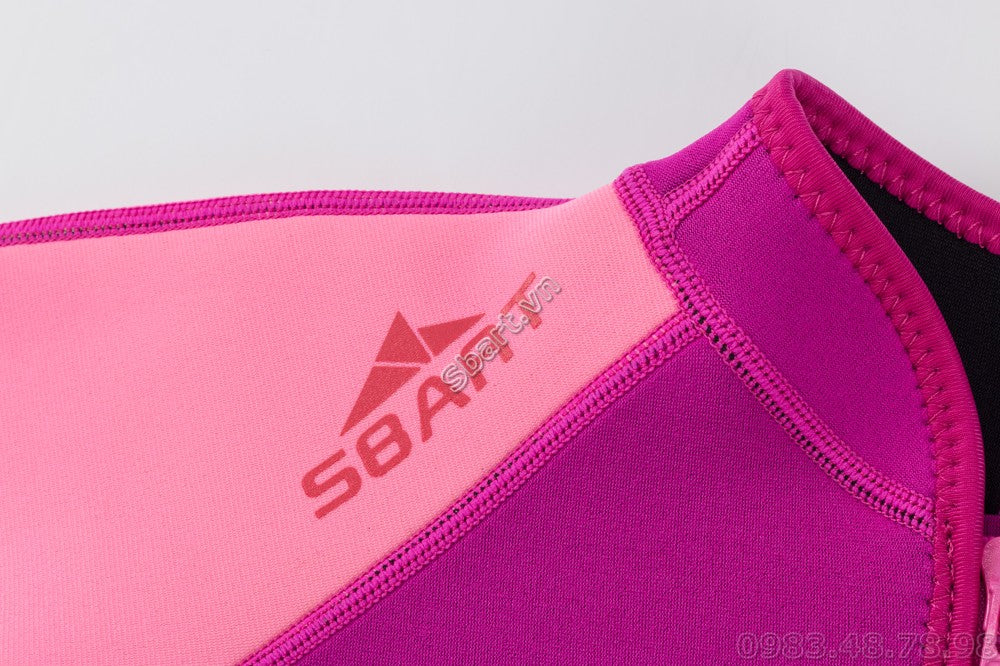 Bộ Bơi Liền Giữ Nhiệt (Wetsuit 2mm) Sbart 1120 Trẻ Em Hồng - ProSwim.vn