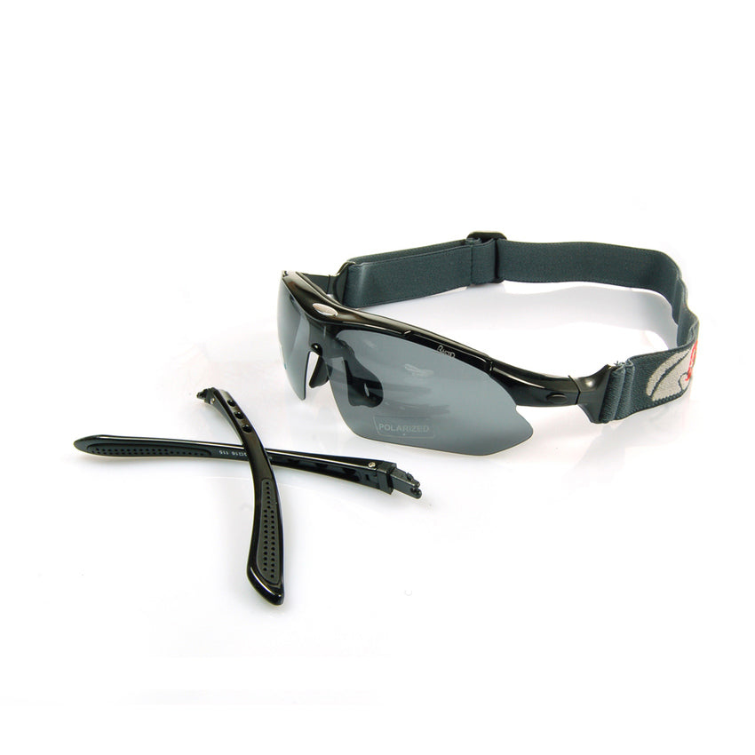 Kính Thể Thao Đi Xe Đạp 5 Tròng Basto BS102 Gọng Đen Tuyền (có khung gắn độ cận) - ProSwim.vn