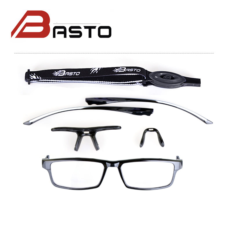 Bộ Kính Thể Thao 2 Chức Năng Basto BL024 Đen Tuyền - ProSwim.vn