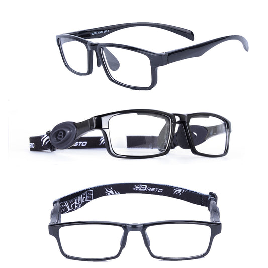 Bộ Kính Thể Thao 2 Chức Năng Basto BL024 Đen Tuyền - ProSwim.vn