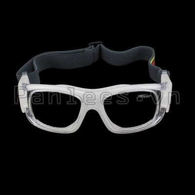 Kính Đá Bóng Chịu Lực Gọng Dẻo Panlees JH823 Trắng - ProSwim.vn