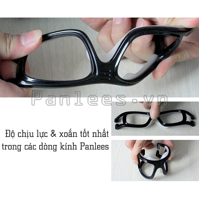 [BH 12 tháng]Kính Bóng Đá Bóng Rổ Chịu Lực 019 Đen - ProSwim.vn
