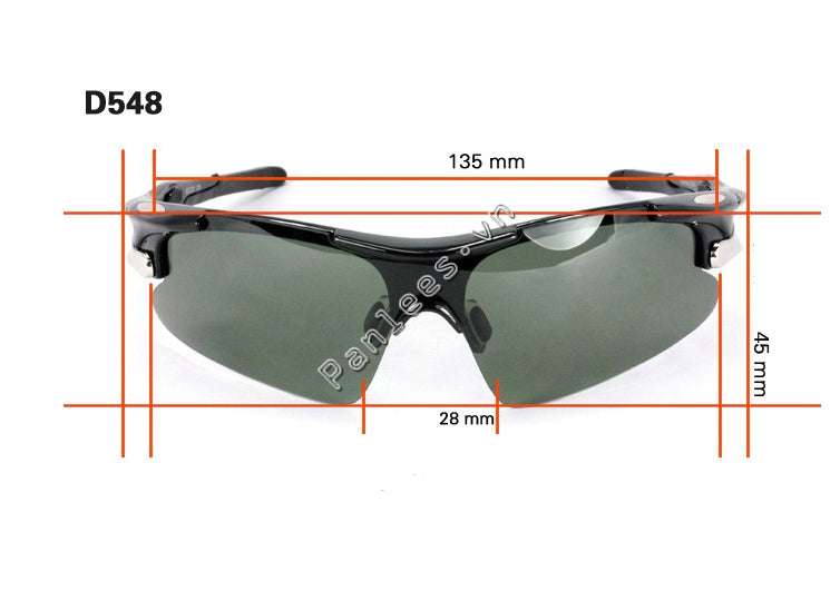 Bộ Kính Thể Thao Xe Đạp 3 tròng D548 Ghi Vàng Gọng Dẻo - ProSwim.vn