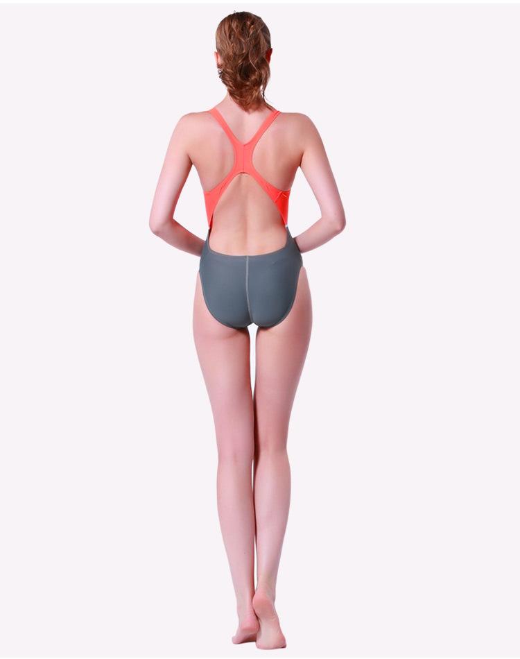 Bộ Bơi Liền Chéo Chuyên Nghiệp Sbart 8007 Cam Ghi - ProSwim.vn