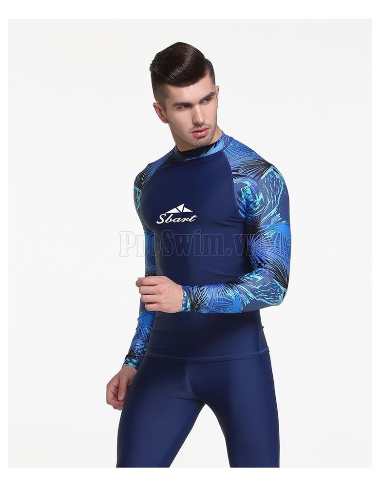Áo Bơi Nam Dài Tay Chống Nắng Chống UV Sbart