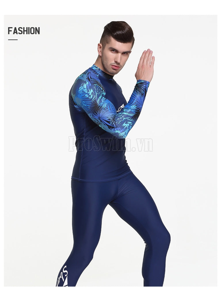 Áo Bơi Nam Dài Tay Chống Nắng Chống UV Sbart