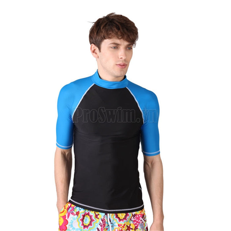 Áo Bơi Nam Cộc Sbart 704 Đen Xanh - ProSwim.vn
