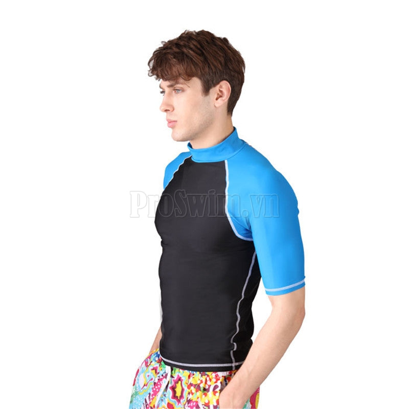 Áo Bơi Nam Cộc Sbart 704 Đen Xanh - ProSwim.vn
