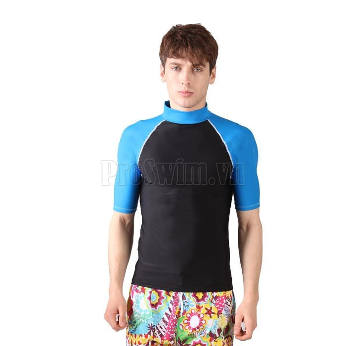 Áo Bơi Nam Cộc Sbart 704 Đen Xanh - ProSwim.vn
