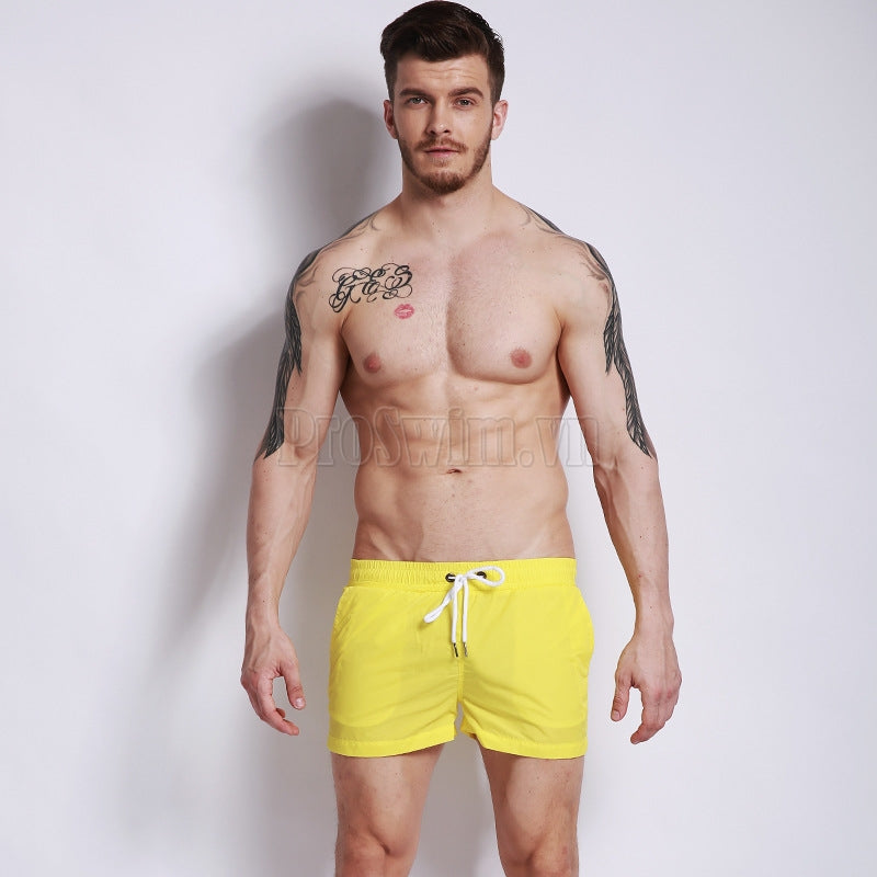 Quần Bơi Nam Đi Biển Desmiit G201 Vàng