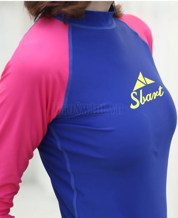 Áo Bơi Nữ Sbart 939 Xanh Hồng - ProSwim.vn