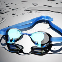 Kính Bơi Chuyên Nghiệp Không Đệm Cao Su View V121MR Tráng Gương Xanh Dương - ProSwim.vn