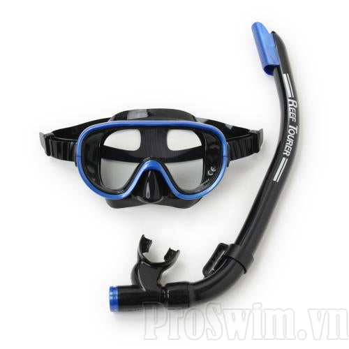 Bộ Mặt Nạ Ống Thở ReefTourer (set 2 món ) - Xanh Đen - Xách Tay Nhật Bản - ProSwim.vn