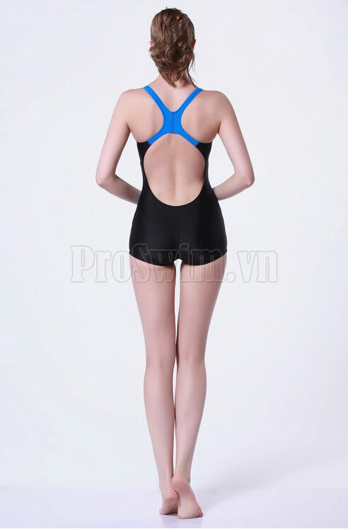 Bộ Bơi Nữ Liền Thân Sát Nách Sbart Hồng Đen - ProSwim.vn