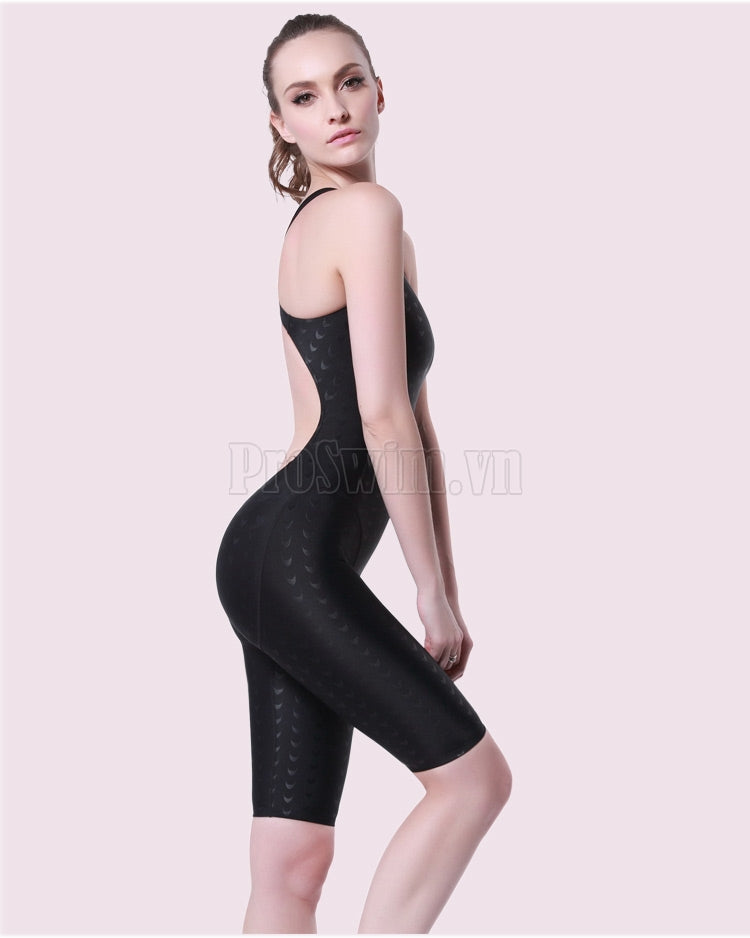 Bộ Bơi Liền Thân Sát Nách Tập Luyện Chuyên Nghiệp Đen - ProSwim.vn