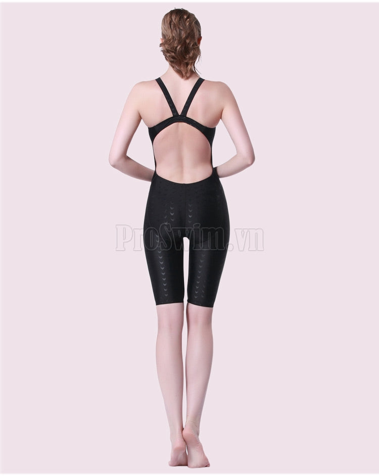 Bộ Bơi Liền Thân Sát Nách Tập Luyện Chuyên Nghiệp Đen - ProSwim.vn