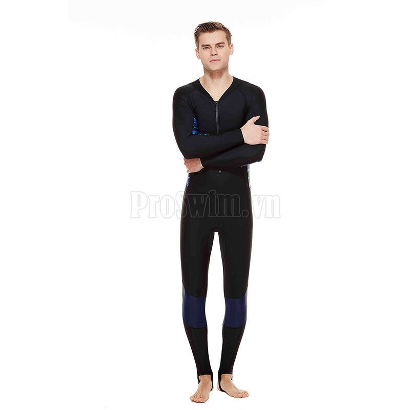 Bộ Bơi Liền Thân Nam Giữ Nhiệt Nhẹ Chống Sứa Biển - ProSwim.vn