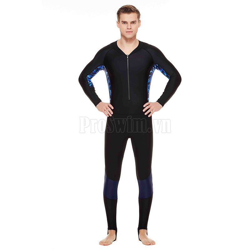 Bộ Bơi Liền Thân Nam Giữ Nhiệt Nhẹ Chống Sứa Biển - ProSwim.vn