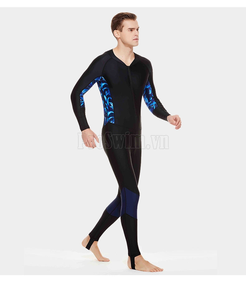 Bộ Bơi Liền Thân Nam Giữ Nhiệt Nhẹ Chống Sứa Biển - ProSwim.vn