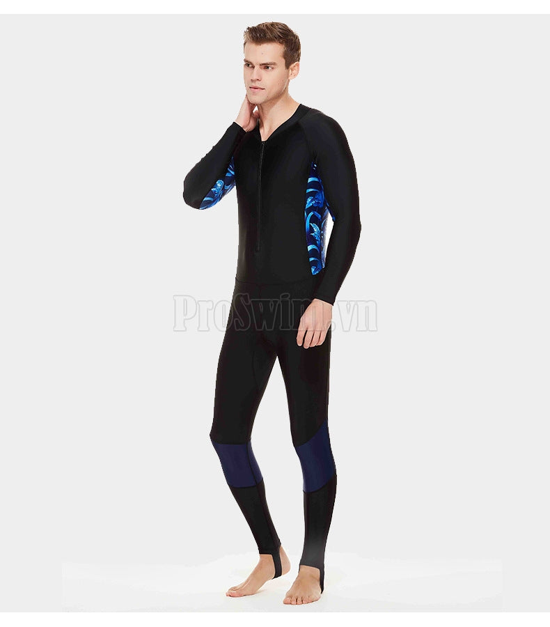 Bộ Bơi Liền Thân Nam Giữ Nhiệt Nhẹ Chống Sứa Biển - ProSwim.vn