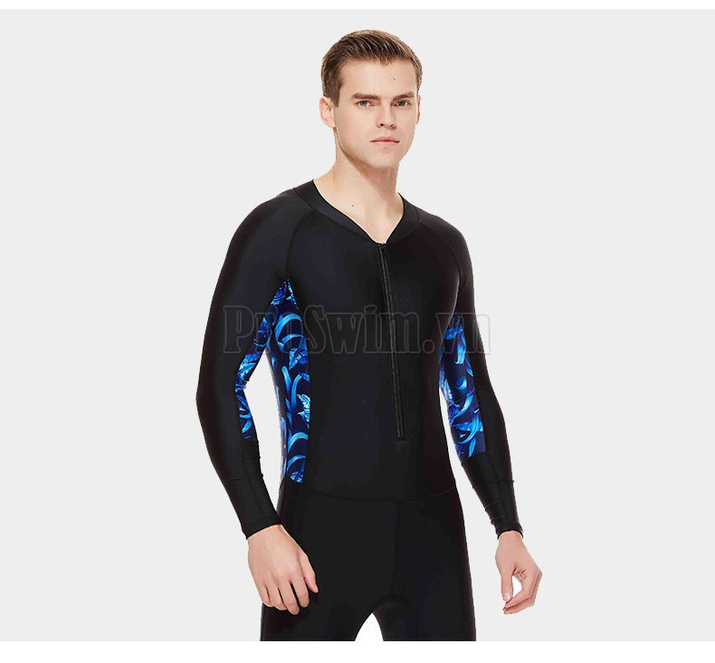 Bộ Bơi Liền Thân Nam Giữ Nhiệt Nhẹ Chống Sứa Biển - ProSwim.vn