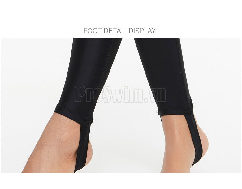 Bộ Bơi Nữ Liền Quần Tới Gót Chống Nắng Chống UV Sbart D11-92 Tím