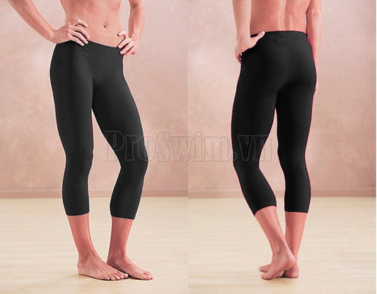 Quần Bơi Nữ Dài Kín Sbart Đen