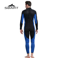 Bộ Bơi Lặn Liền Nam Giữ Nhiệt Dày Wetsuit 3mm Sbart 1013 Đen Xanh - ProSwim.vn