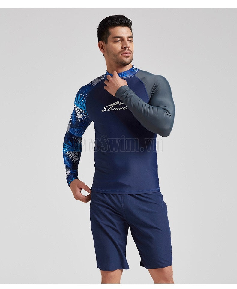 Áo Bơi Dài Tay Nam Chống Nắng Sbart 7078 - ProSwim.vn