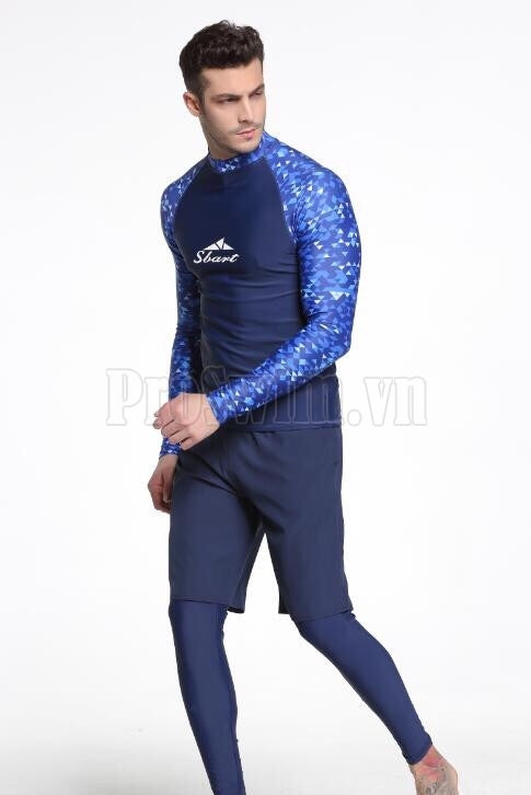 Set 3 món Quần Áo Bơi Dài Tay Chống Nắng Sbart 776CB2 - ProSwim.vn