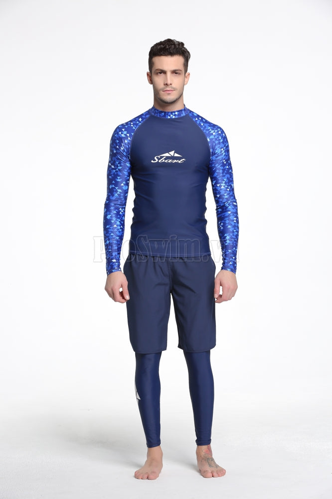 Set 3 món Quần Áo Bơi Dài Tay Chống Nắng Sbart 776CB2 - ProSwim.vn