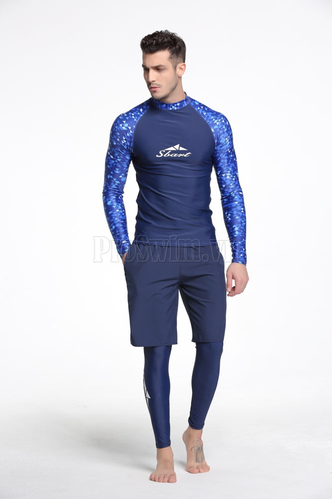 Set 3 món Quần Áo Bơi Dài Tay Chống Nắng Sbart 776CB2 - ProSwim.vn