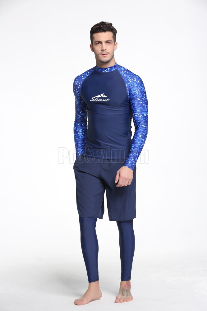 Set 3 món Quần Áo Bơi Dài Tay Chống Nắng Sbart 776CB2 - ProSwim.vn