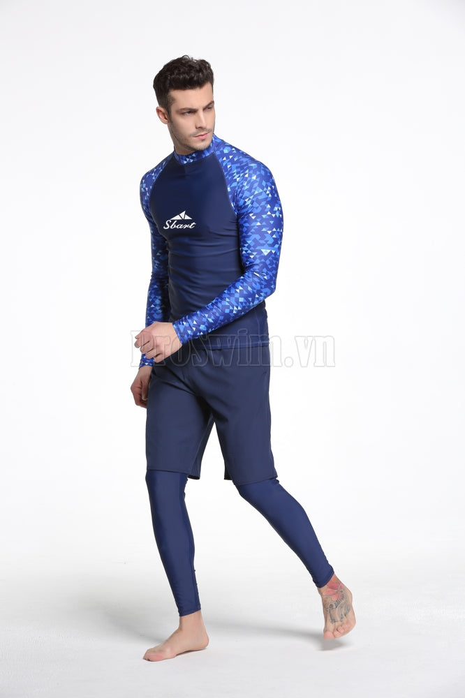 Set 3 món Quần Áo Bơi Dài Tay Chống Nắng Sbart 776CB2 - ProSwim.vn