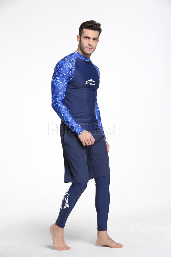 Set 3 món Quần Áo Bơi Dài Tay Chống Nắng Sbart 776CB2 - ProSwim.vn