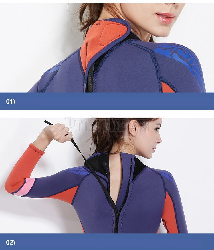 Bộ Bơi Liền Nữ Giữ Nhiệt Dày Wetsuit 3mm Đen - ProSwim.vn