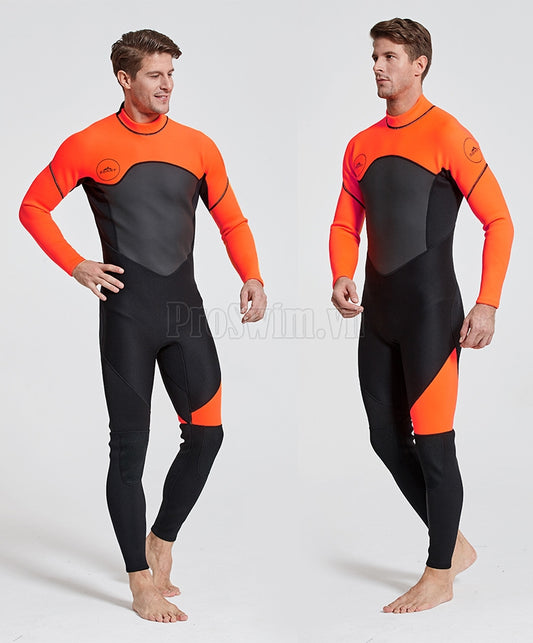 Áo Lặn Biển Nam Giữ Nhiệt Dày Wetsuit 3mm Sbart