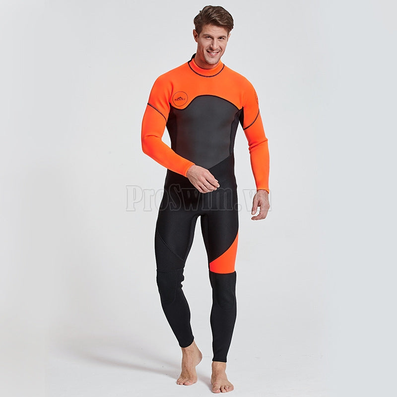 Quần Áo Lặn Biển Nam Giữ Nhiệt Wetsuit Dày 3mm Chính Hãng Sbart - ProSwim.vn