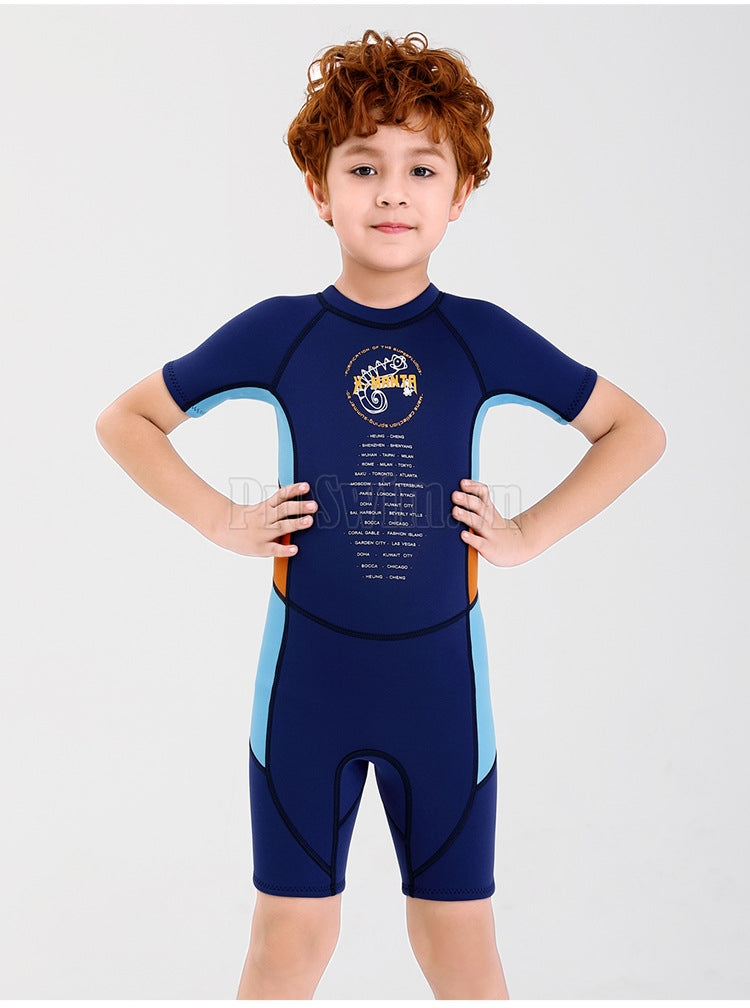 Đồ Bơi Giữ Nhiệt Cho Bé Trai Bé Gái Dày 2.5mm Dành Cho Bơi Trời Lạnh WS01 - ProSwim.vn