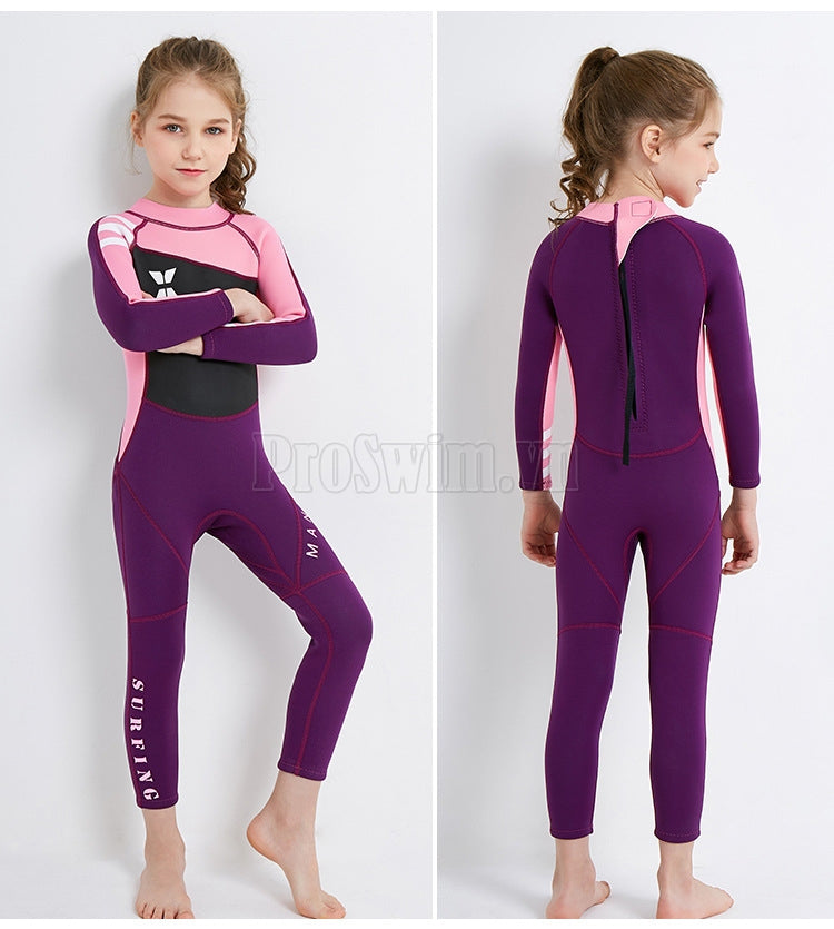 Đồ Bơi Giữ Nhiệt Cho Bé Gái WS18 2.5mm