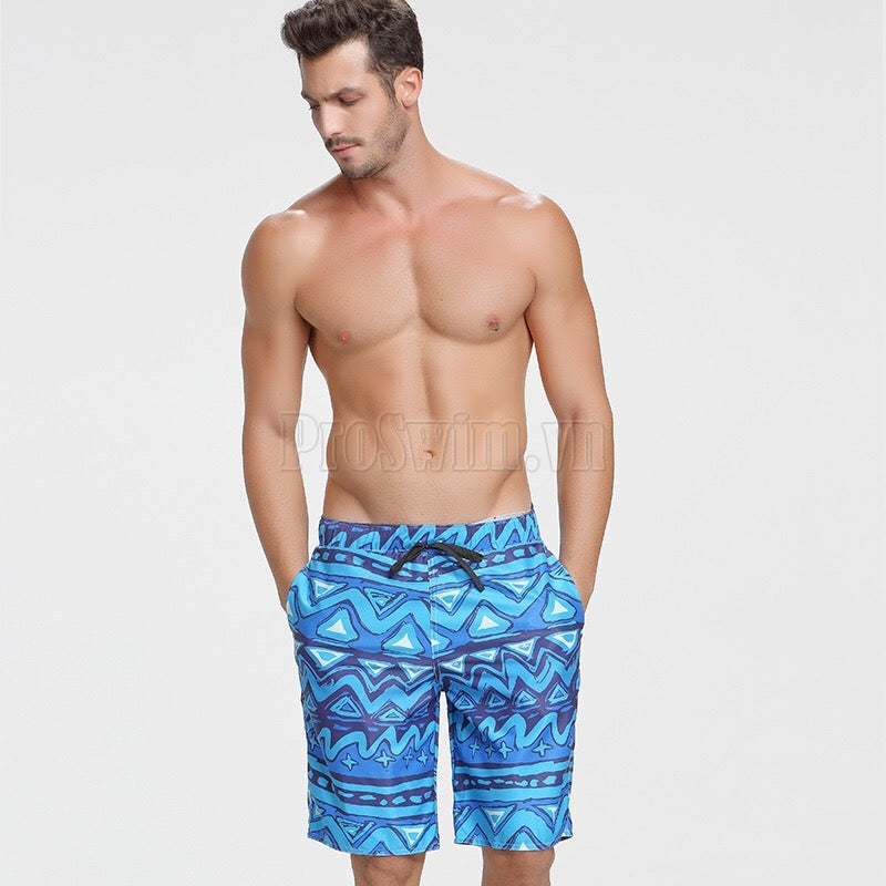 Quần Đi Biển Nam Sbart 218 Xanh - ProSwim.vn