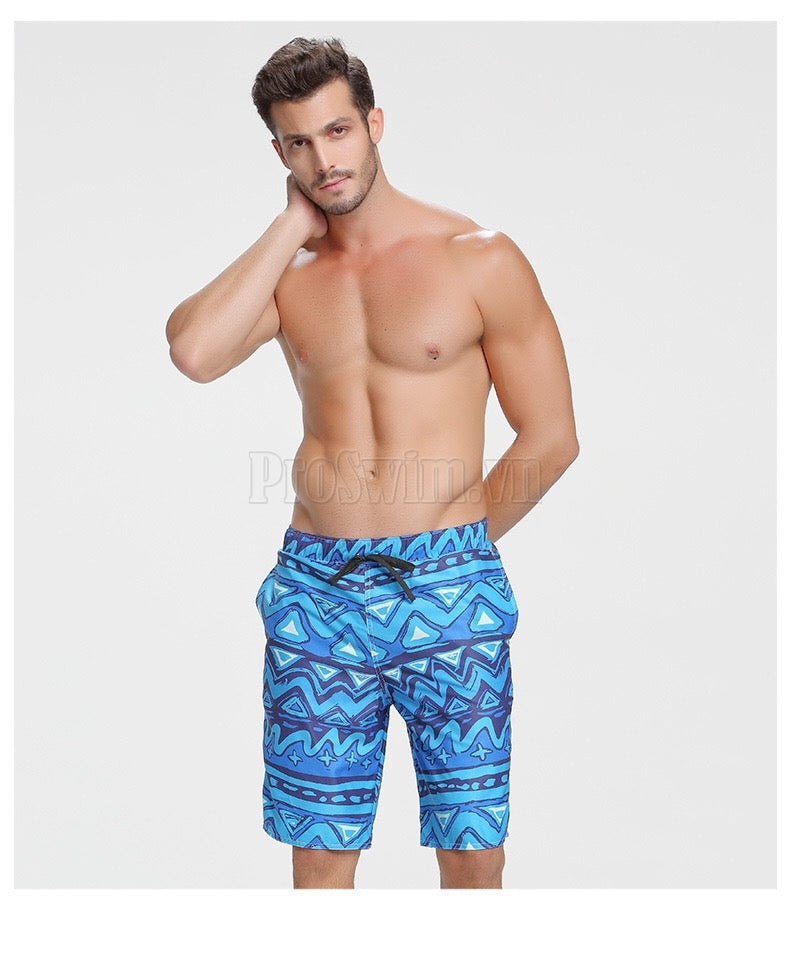 Quần Đi Biển Nam Sbart 218 Xanh - ProSwim.vn