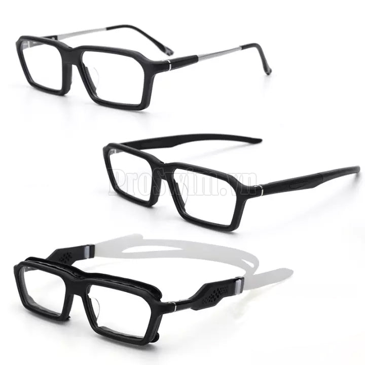 Bộ Kính Thể Thao Siêu Cao Cấp 3 Chức Năng Titan - Tặng Mắt Đổi Màu Chặn Tia Sáng Xanh