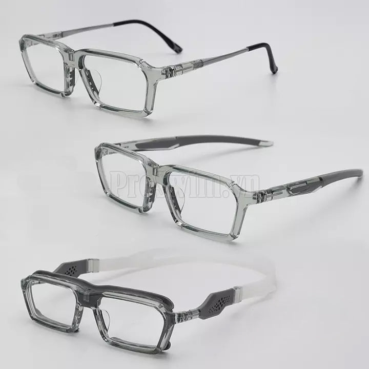 Bộ Kính Thể Thao Siêu Cao Cấp 3 Chức Năng Titan - Tặng Mắt Đổi Màu Chặn Tia Sáng Xanh