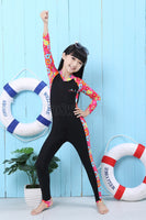 Bộ Bơi Liền Thân Bé Gái 306 Đỏ ( có giẫm gót) - ProSwim.vn